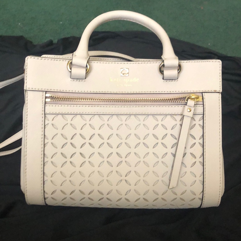 Kate spade handbag- cream colored